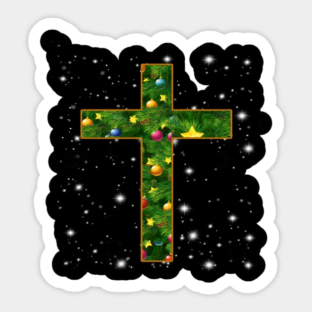 The Cross Christmas Day Costume Gift Sticker by Ohooha